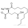 L-Glutamic acid,N-(1-oxododecyl)-, sodium salt (1:1) CAS 29923-31-7